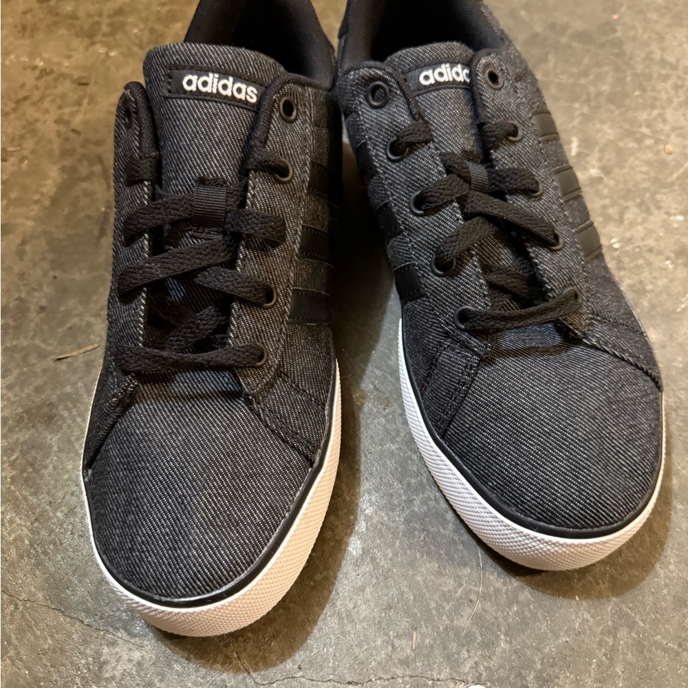 adidas Women's Black Canvas Sneakers